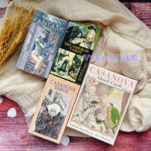 【IVY家心灵生活馆】Erotic fantasy tarot情色幻想Decameron十日谈Casanova oracle卡萨诺瓦风流塔罗神谕卡圣甲虫正版